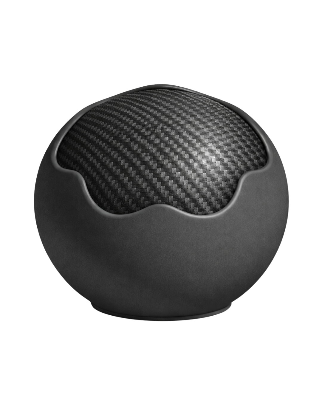 Faserverstärktes 3D-Druck-Bauteil – hochfeste Materialstruktur mit Carbon-/Glasfaser-Anmutung für belastbare, leichte und technische Industrieanwendungen