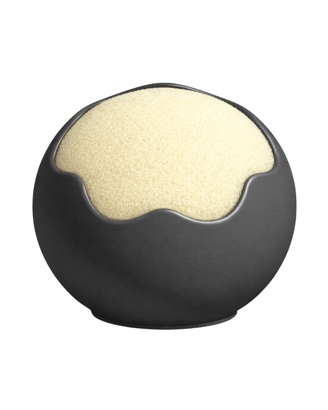 3D-gedrucktes Schaumteil – fotorealistische Materialdarstellung von flexiblem, dämpfendem Schaum für funktionale Leichtbau- und Komfortanwendungen im industriellen 3D-Druck